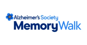 Alzheimer's Society Memory Walk logo.