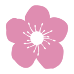 The Blossom Homecare pink blossom logo.