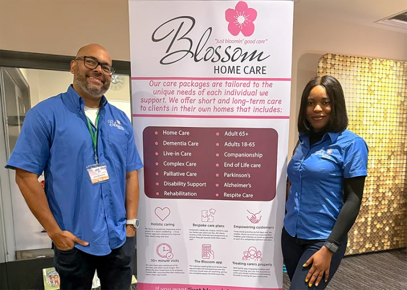 Aaron and Leticia help make Blossom Home Care more caring every day