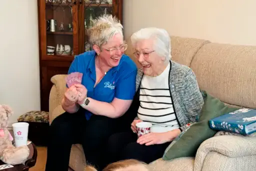 Blossom care plans include fun and stimulating social interactions.