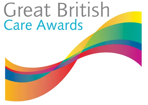 The Great British Care Awards logo.