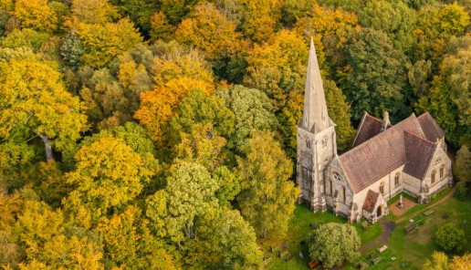 Holy Innocents Church representing Blossom Home Care services in Harlow and Epping.
