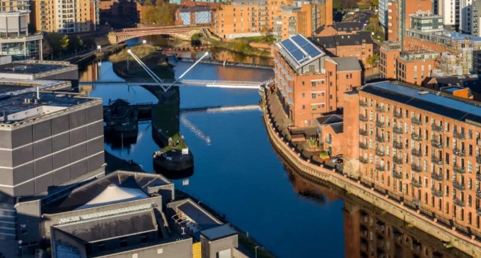 The dock in Leeds representing local Blossom Home Care services.