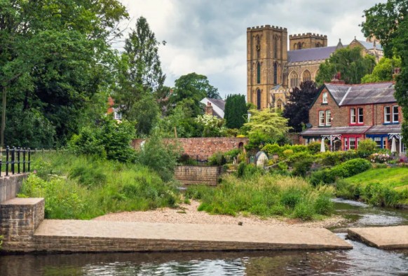 A view of Ripon to represent in-home care provided by Blossom