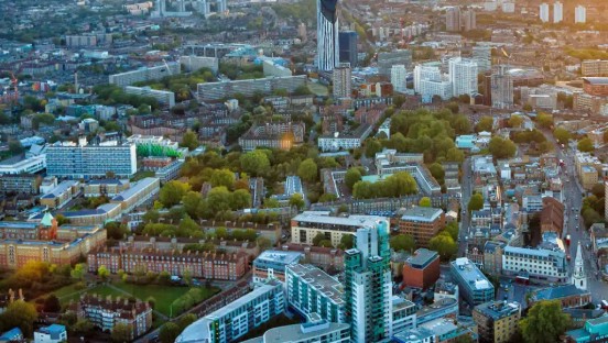 A view of West London to represent the in-home care services provided by Blossom Home Care across the area