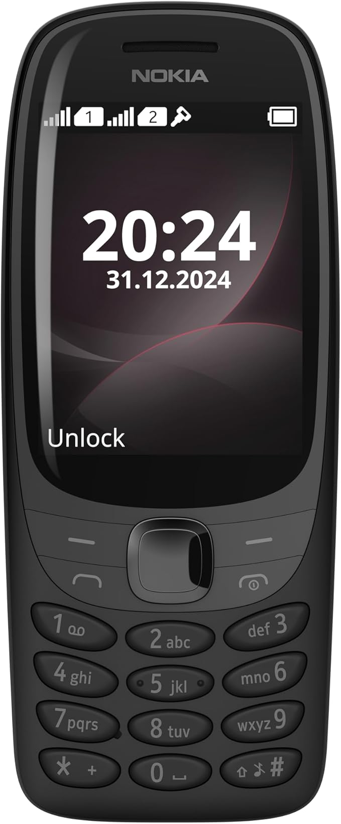 A Nokia 6310 viewed from the front.