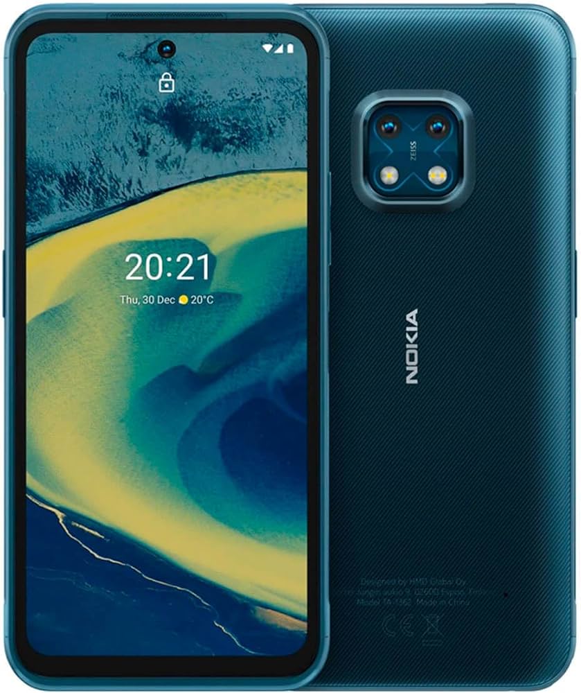 A Nokia XR20 viewed from the front and back.